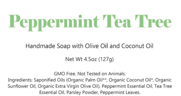 Peppermint Tea Tree Soap Bar